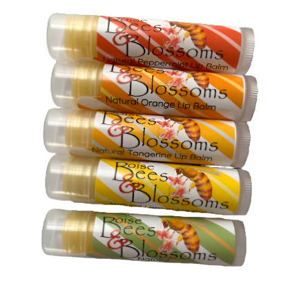 5 pack of each flavored lip balm