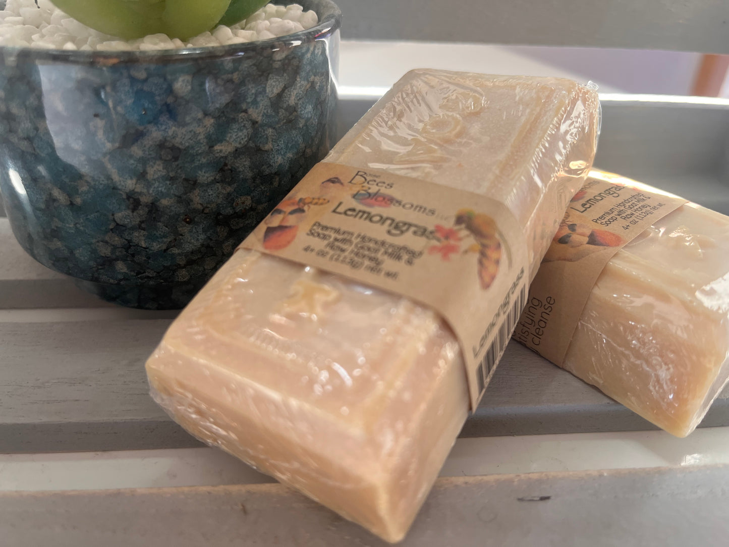 Lemongrass - Goat Milk Raw Honey Bar