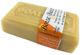 Sweet Orange - Goat Milk Raw Honey Bar