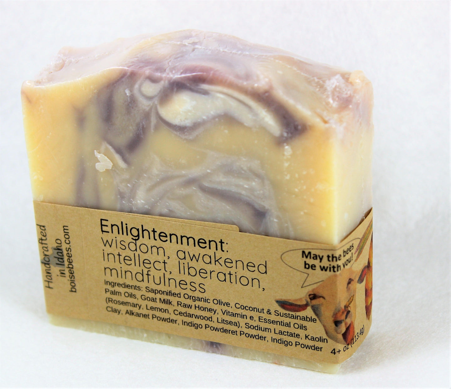 Rosemary, lemon, cedarwood, litsea scented artisan soap