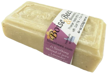 Lavender - Goat Milk Raw Honey Bar