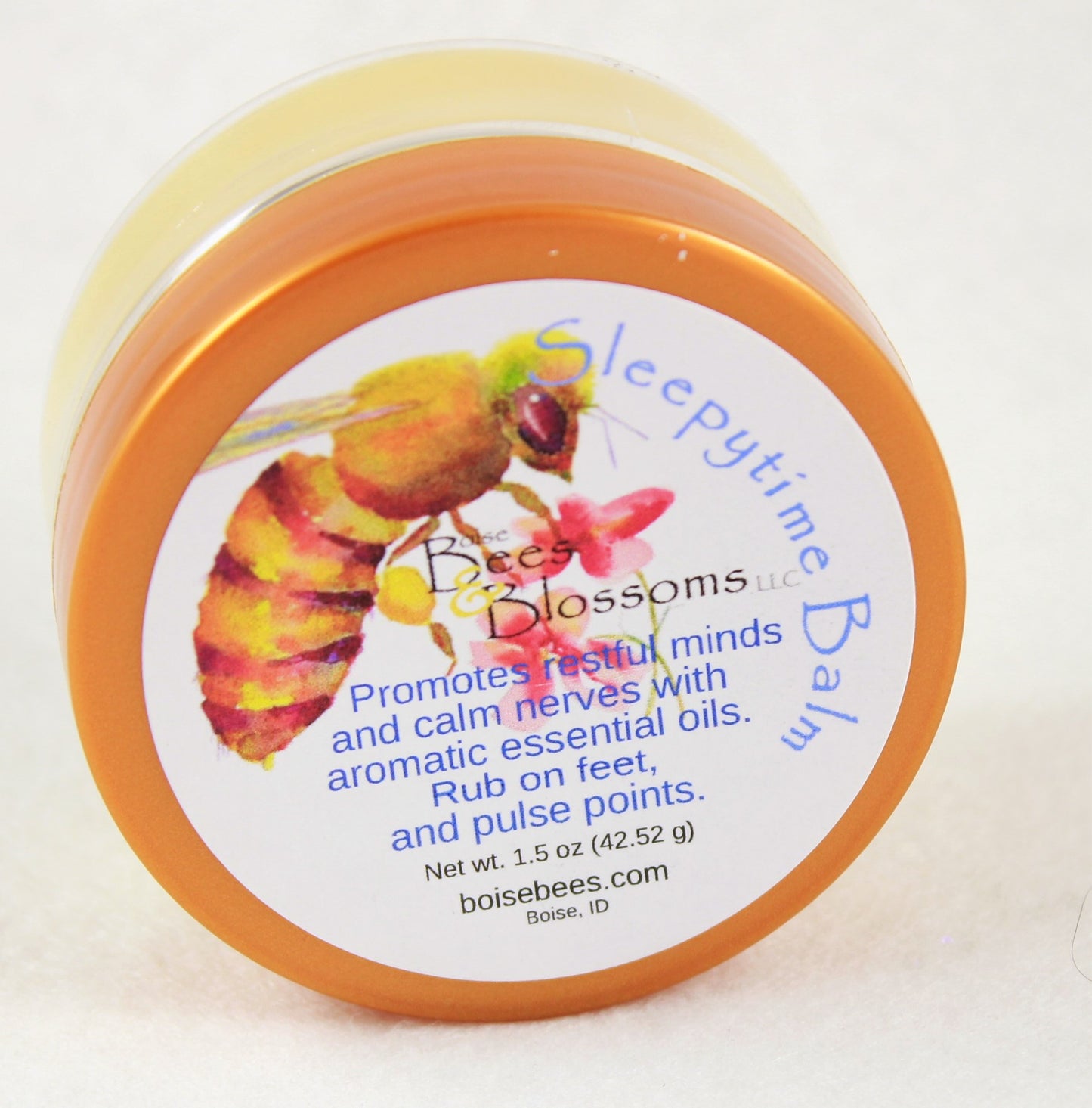 sleepytime balm calms nerves with essential oils