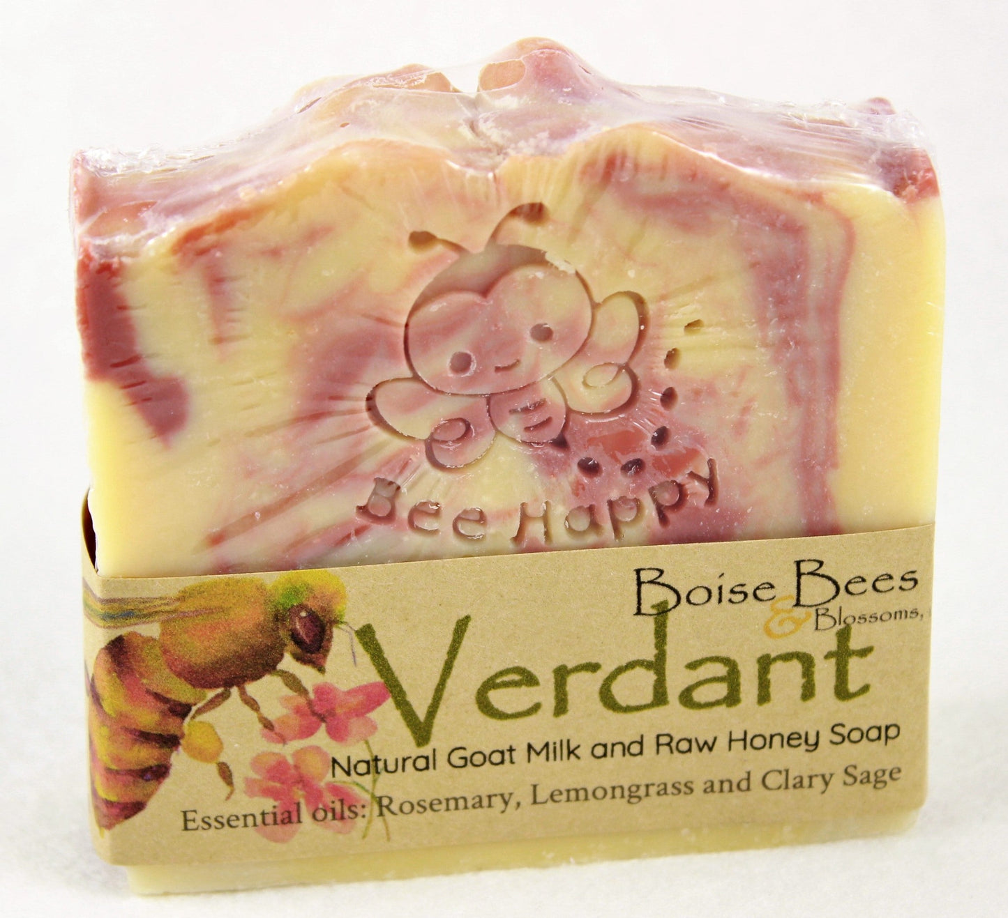 rosemary, lemongrass, clary sage scented artisan soap