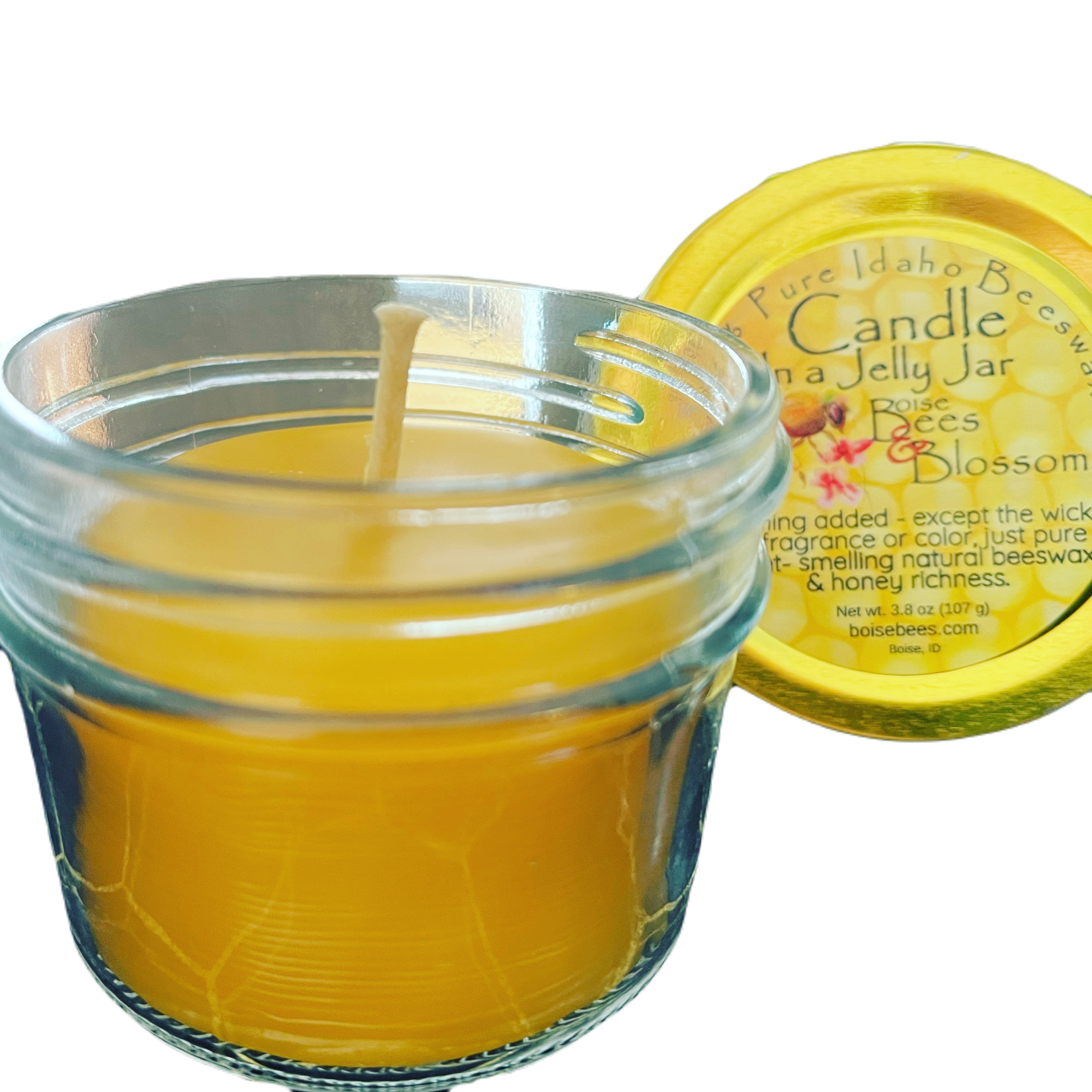 Beeswax Candle 100% pure - Jar