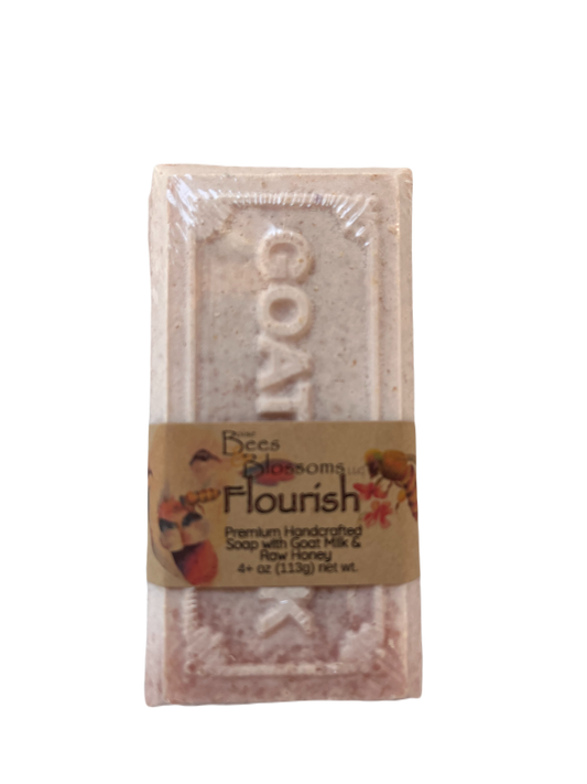 Flourish - Goat Milk Raw Honey Bar
