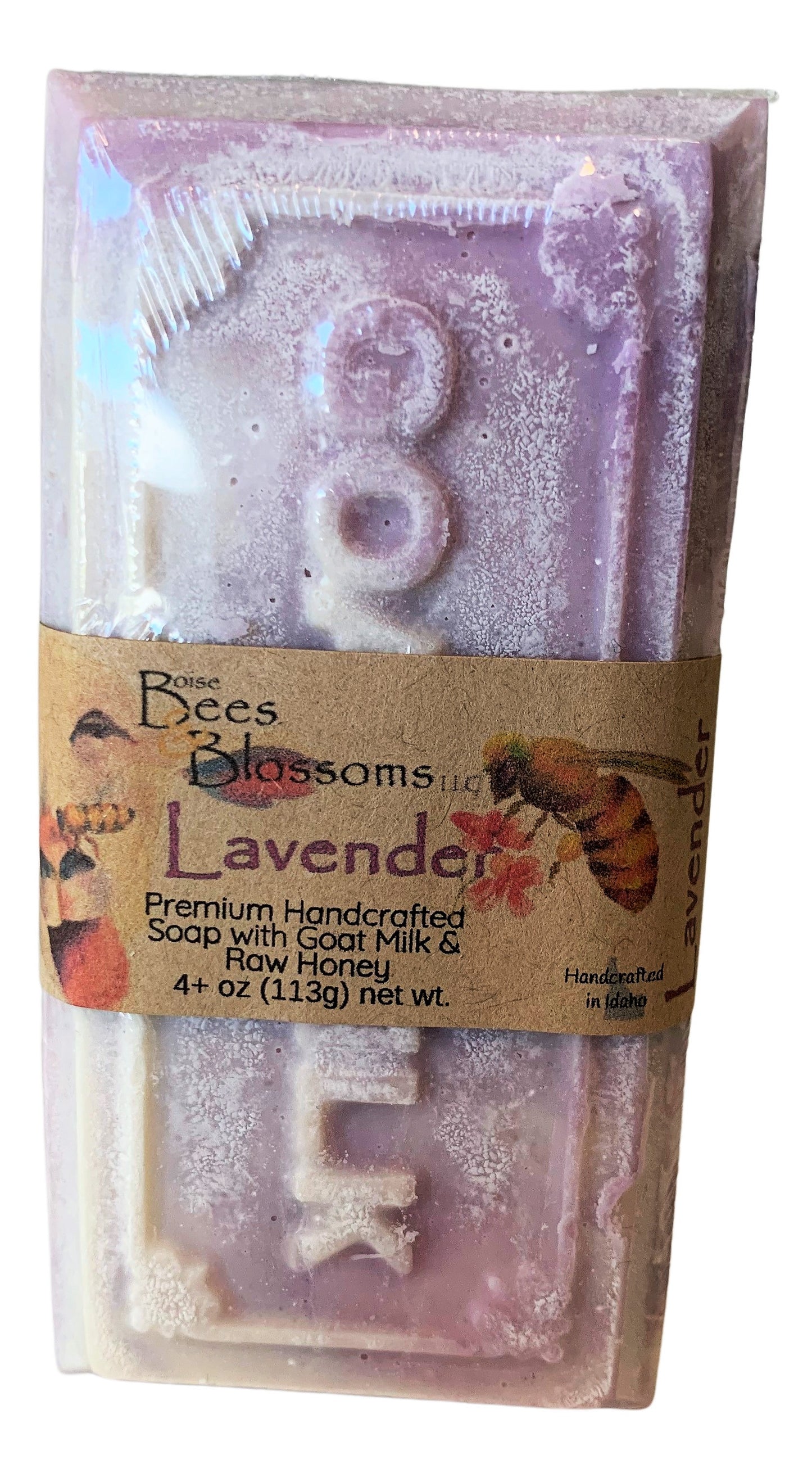 Lavender - Goat Milk Raw Honey Bar