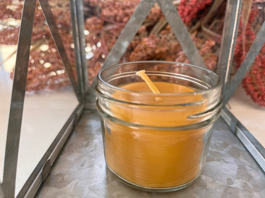 Beeswax Candle 100% pure - Jar