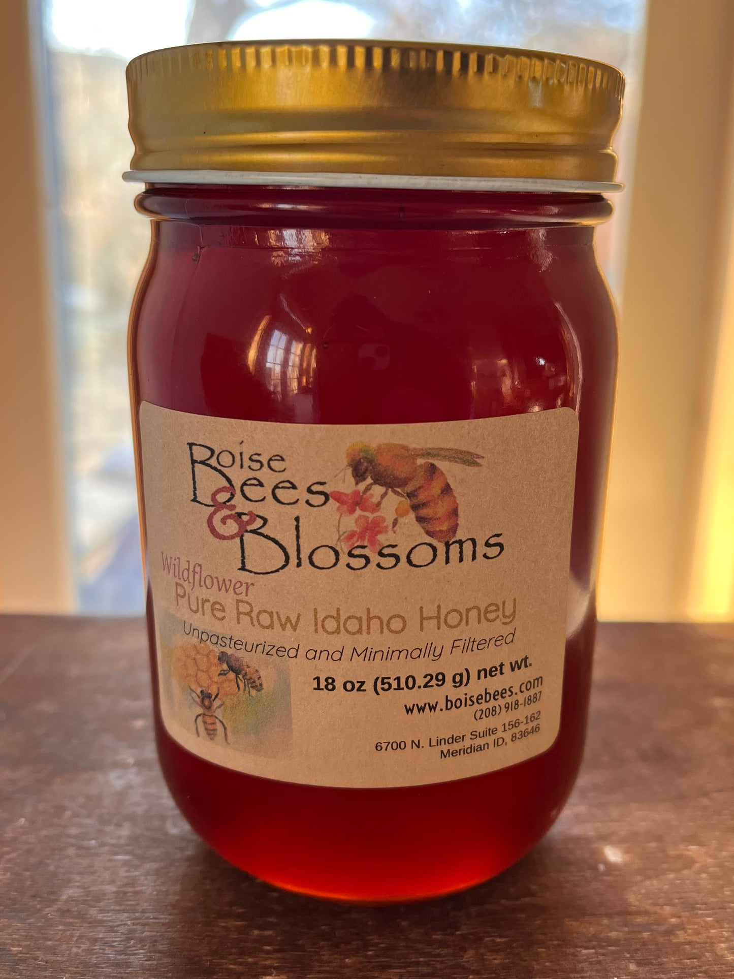 18 oz raw honey