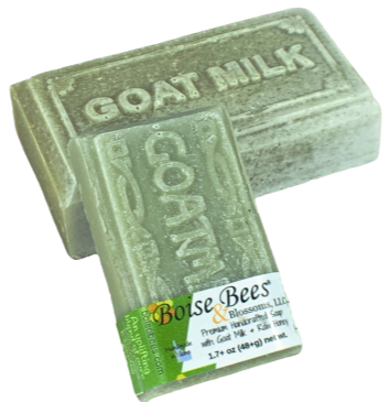 Tea Tree Charcoal - Goat Milk Raw Honey Bar